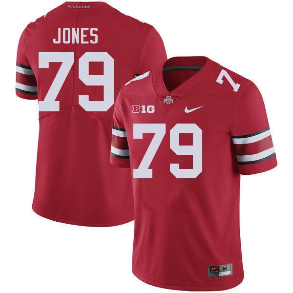 Dawand Jones Ohio State Buckeyes Jersey College Football Uniforms-Red